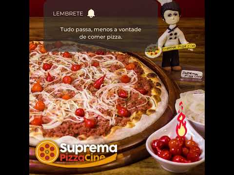 Lembrete da noite Tudo passa menos a vontade de comer uma deliciosa pizza vem já pedir a sua