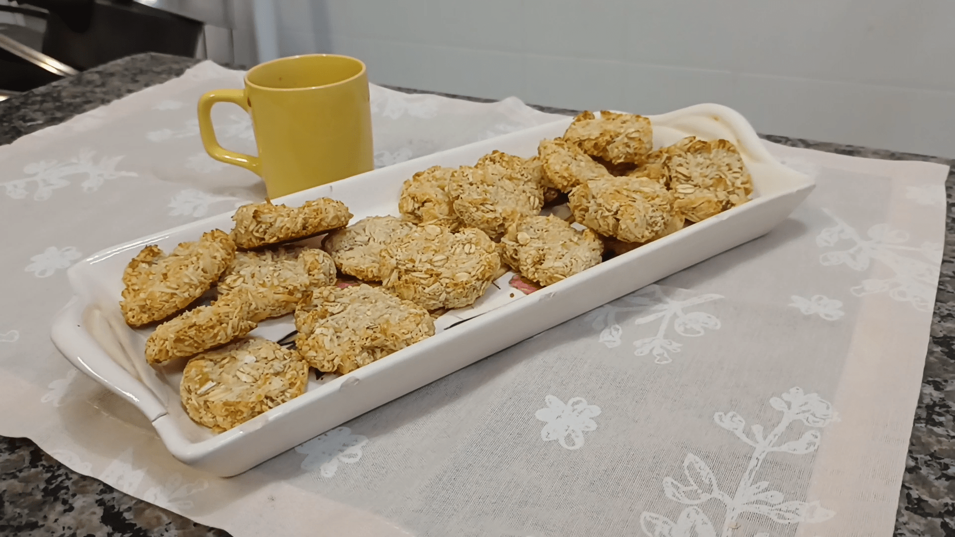 Biscoito de Banana com Coco e Aveia