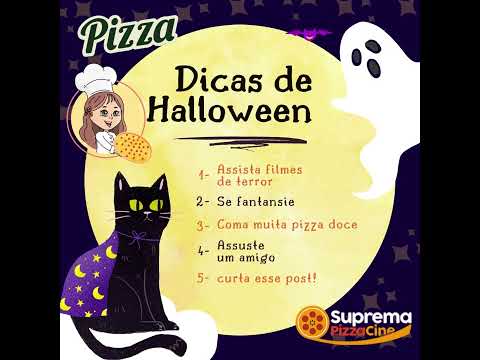 Dicas de Halloween já pede a sua pizza Chama no ZAP (11) 9 5165-6177 Pizzaria Tradicional