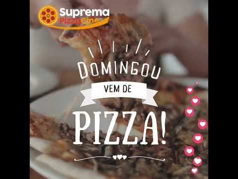 Domingou vem de pizza da Suprema Pizza Cine #pizzariazonanorte #pizzariazn #supremapizzacine #pizzab